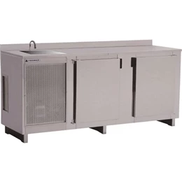 BALCO ENCOSTO INOX 2000 - COM PIA